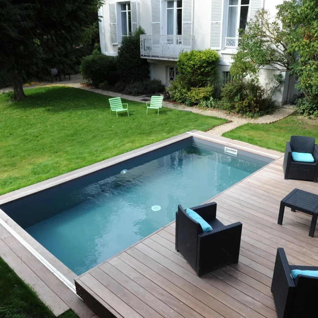 Раздвижная терраса для бассейна в Подольске