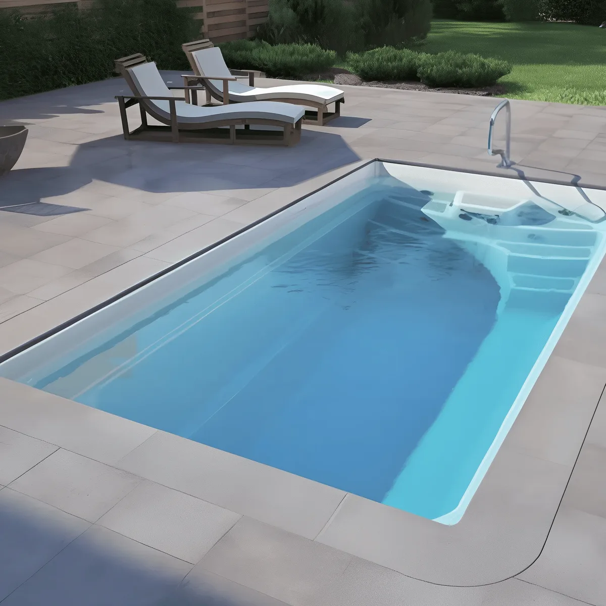 Композитный бассейн Laguna 5 — вид сверху в Подольске