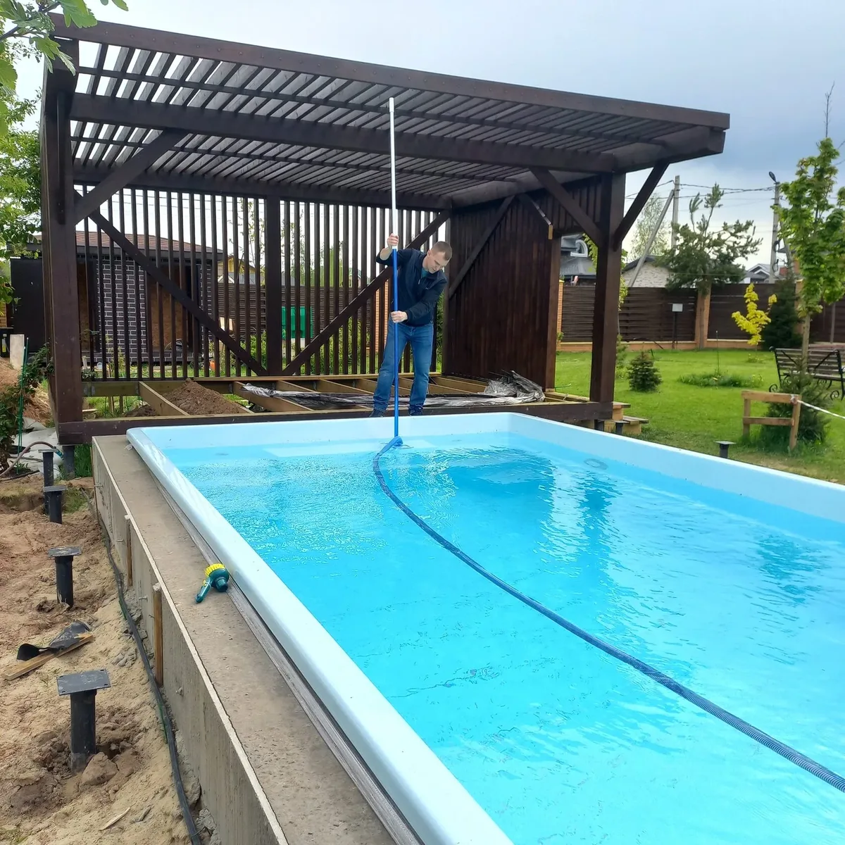 Копинговый бордюрный камень для бассейна Laguna в Подольске